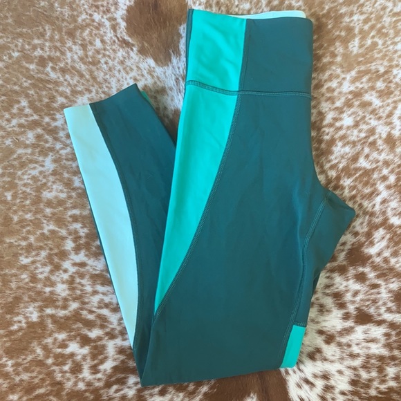 Athleta Elation 78 Tights Leggings Asymmetrical High Waisted - Picture 7 of 11